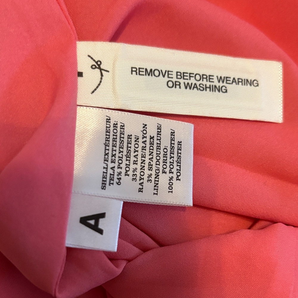 Ann Taylor Sleeveless Coral Shift Dress. Size: 6P Brand New - Picture 12 of 12